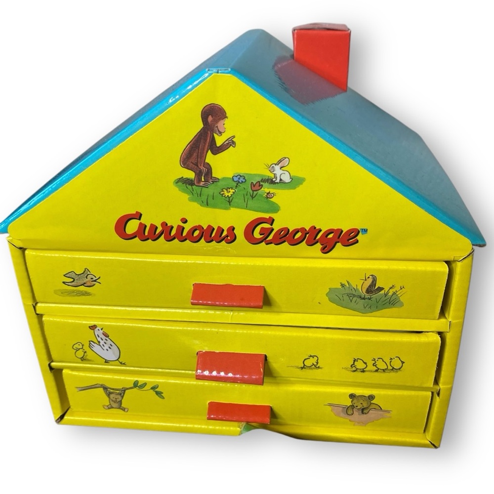 New Curious George 40 Piece Vintage y2k Art Set Kit - Picture 3 of 6
